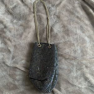 Bedazzled pouch bag